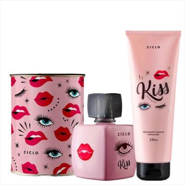 Imagem de Kit Ciclo Kiss Colônia Lata + Loção Hidratante