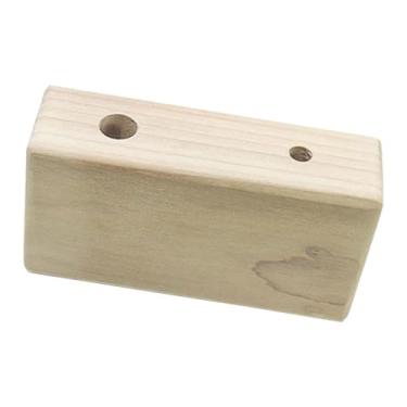 Imagem de YIJU Prancha de escalada de madeira para dedos, apoios para os dedos, barra fixa para exercícios de tração, equipamento para prancha de dedos, de, 15cm X 5cm X 8cm
