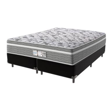 Imagem de Cama Box Preto E Colchão Queen Evolution Probel