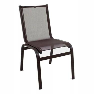 Imagem de Cadeira Lótus Premium Com Braço E Sem Braço Sem Braço Marrom