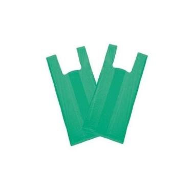 Imagem de Sacola Reciclada Verde 70 Cm X 90 Cm Pacote Com 5kg 150 Und