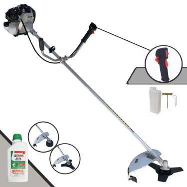 Imagem de Roçadeira Robusta Tbc43h Toyama 43cc 1,7hp + Óleo Stihl 2t