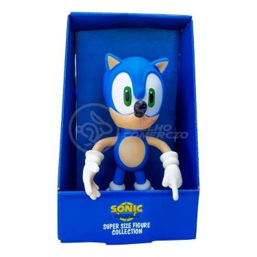 Imagem de Boneco Action Figure Sonic Grande Super Size - 23Cm - Sonic