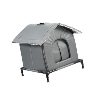 Imagem de Bothyi Casa para gatos ao ar livre, abrigo isolado, abrigo quente, suprimentos para animais de estimação para o inverno, exterior, celeiro, jardim, pátio, P