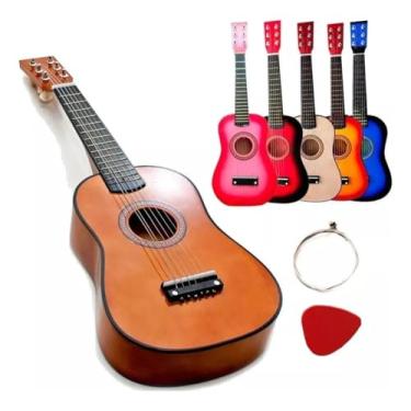 Imagem de Mini Violão Infantil Acústico C/Cordas De Aço Iniciantes (Clássico)