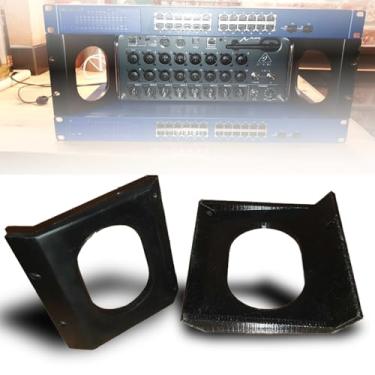 Imagem de Para Behringer XR18 Rack Ears, kit de montagem embutida para XR18, XR16, MR18, MR16, SD18, hardware de rack de substituição profissional para misturadores X Air Series
