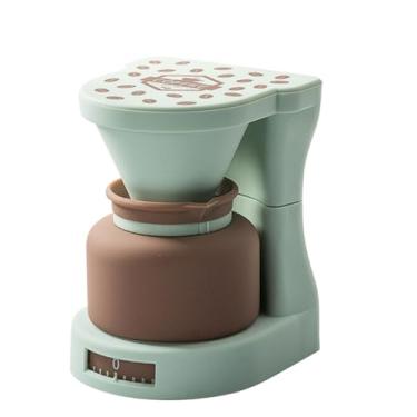 Imagem de Temporizador de cafeteira de gotejamento, bonito temporizador mecânico de cozinha com alarme alto, material ABS para assar, despertador de cozinha