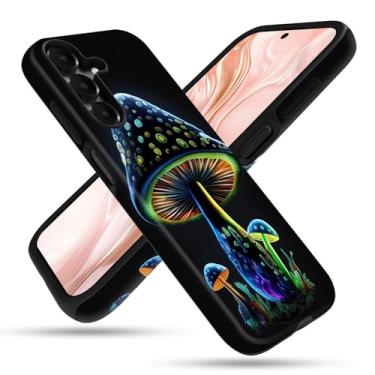 Imagem de FGDRFGRW Capa projetada para Samsung Galaxy A16 5G, 2 camadas TPU + PC, capa protetora à prova de choque – Cogumelo