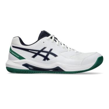 Imagem de Tênis ASICS Gel-Dedicate 8 Saibro - Masculino - Branco/Azul - tam: 41