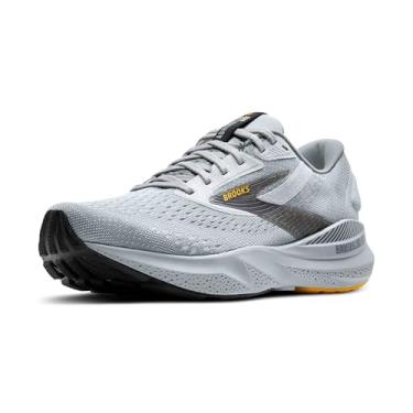 Imagem de Brooks Tênis de corrida masculino Adrenaline GTS 24 Supportive, Liga metálica/branco/dourado Fusion, 38 BR