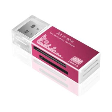 Imagem de Leitor De Cartão Multi 4 Em 1 Adaptador USB 2.0 Para Memória Stick pro