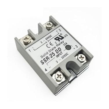 Imagem de Alto SSR-25DD 25A Relé de Estado Sólido Controle DC Entrada CC 3-32V Saída CC 5-60VDC