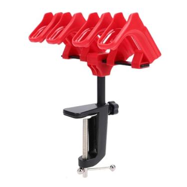 Imagem de Generic Rack de Aerógrafo, 4 Suportes Organizadores de Pincel de Aerógrafo Com Braçadeira G Ajustável e Borda de Ranhura Em Forma de, para Suprimentos de Pintura e Organização do