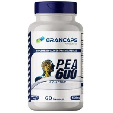 Imagem de PEA 600 BIO ACTIVE PALMITOILETANOLAMIDA + VITAMINA D + CÁLCIO 60 CÁPSULAS - GRANCAPS-Unissex