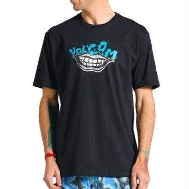 Imagem de Camiseta Volcom Evil Grin SM25 Masculina-Masculino