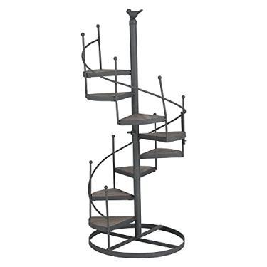 Imagem de YOUTHINK Prateleira para Plantas Em Estilo Europeu, Estante para Plantas Em Ferro Forjado, Multifuncional para Varanda e Sala de Estar