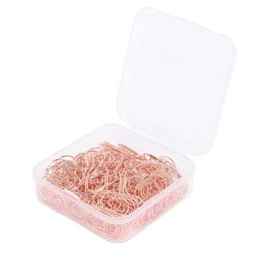 Imagem de SUNGOOYUE Clipes de Papel, Clipes de Planejador de Aço Inoxidável Bonitos Em Forma de Estrela Com Design Antiderrapante para álbuns, Cartões, Envelopes, Escritório, Casa, Escola, 100 Peças (Ouro