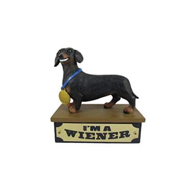 Imagem de DWK Dachshund estatueta novidade troféu | Grande troféu engraçado e presentes de cachorro Wiener | Decorações de aniversário de cachorro Weiner | Estátua Daschund de troféu de vendas - 6L