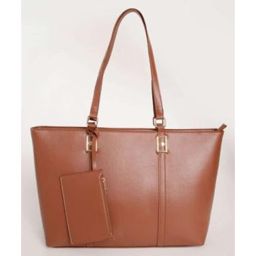 Imagem de Bolsa De Ombro Tote Feminina Marisa-81429, UN, Marrom