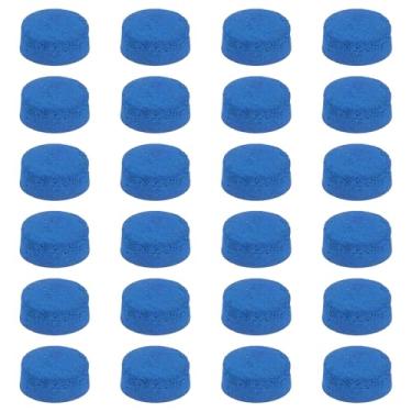 Imagem de YELARXI Pontas de taco de bilhar, kit de substituição de pontas de taco de bilhar, acessórios de reparo de tacos de piscina de couro de vaca - adequado para (tacos de mesa/suprimentos de jogos de