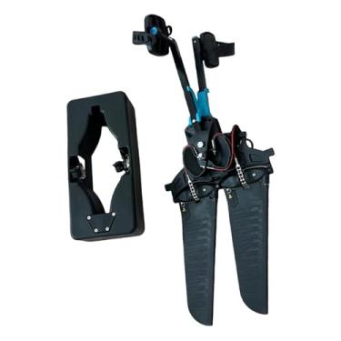 Imagem de Aymzbd Pedais para Barcos de Pesca, Quilhas Infláveis ​​para Pranchas de Surf com Base de Montagem, Fácil Instalação, Pedais Robustos para Caiaque, Pedais Pa