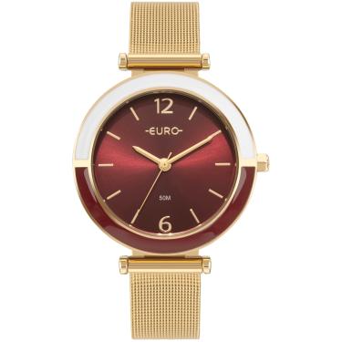 Imagem de Relógio Euro Feminino Glitz Dourado - EU2035YXQ/4V