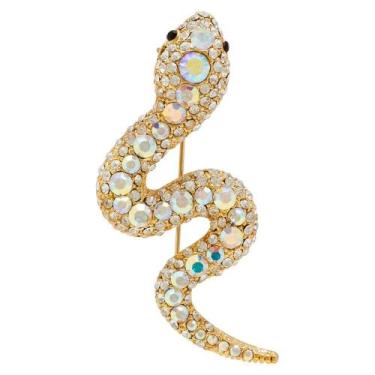 Imagem de Broche Serpente BRG0073 - Akasaki, Dourado