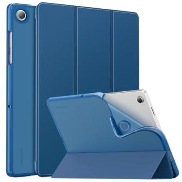 Imagem de MoKo Capa para Samsung Galaxy Tab A11 Plus 11 polegadas 2025/ Tab A9 Plus 11 polegadas 2023 com capa protetora traseira translúcida de TPU macio, capa para tablet A11+/A9+, despertar/hibernar