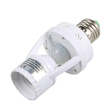 Imagem de Sensor de Movimento PIR Sensível Tomada Lâmpada LED E27 Interruptor Suporte Automático por para Armário Walk-in Sala Lav