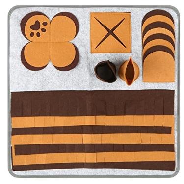 Imagem de Tapete de Snuffle para Pets Alimentação Cães Brinquedos Interativos Incentiva Habilidades Naturais Forrageio Ótimo Liberação Estresse High- Felt Todos os