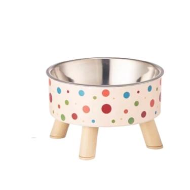 Imagem de Tigela Antiderrapante para Cães e Gatos - Aço Inoxidável Higiênico e Fácil de Limpar(LX-W60)