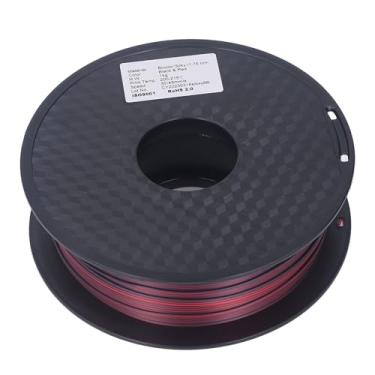 Imagem de DB PLA Filament 1,75 Mm Co-extrusão de Duas Cores Suavemente Estável Sem Emaranhamento Entupimento Ecologicamente Correto Degradável Preto Vermelho 1kg (2,2 lbs)
