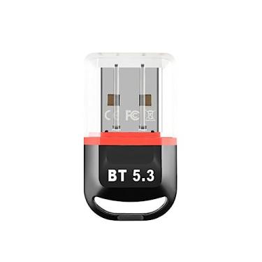 Imagem de Adaptador USB Bluetooth 5.3 para PC de mesa, receptor de transferência sem fio para alto-falante de PC, mouse sem fio, teclado, receptor de áudio de música