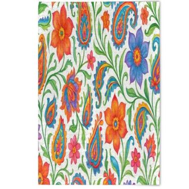 Imagem de Quebra-cabeça de flor floral laranja vibrante 1000 peças para adultos, presentes engraçados para amantes de quebra-cabeças, paisagem, arte de pintura animal, 1000 peças, 75 x 50 cm