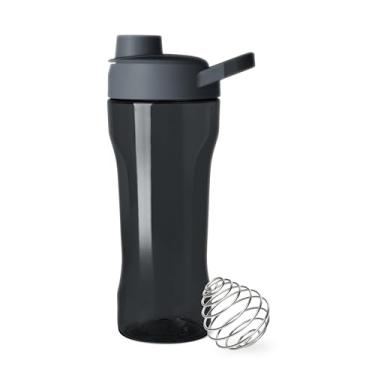 Imagem de Simple Modern Coqueteleira de proteína de plástico Rally com bola | Copo à prova de vazamento de 680 g para shakes de proteína, misturas, eletrólitos, pré-treino | Mistura de pombos