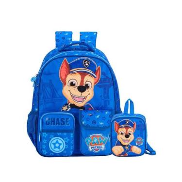 Imagem de Kit Chase Patrulha Canina Mochila Costa + Lancheira Térmica - Xeryus