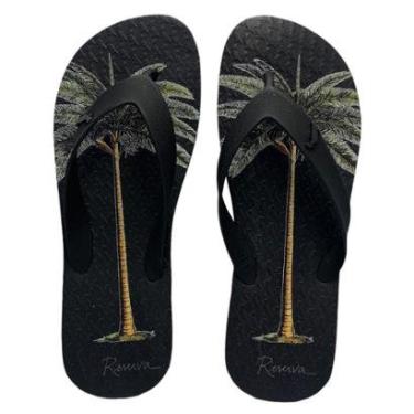 Imagem de Chinelo Reserva Go Masculino Preto Sandália Rsv Palmeira-Masculino