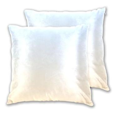 Imagem de Joitme Conjunto de 2 capas de almofadas elegantes de mocassim azul gradiente, fronhas de sofá grandes para sala de estar, 50 x 50 cm, 2 peças