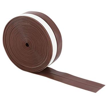Imagem de SIWOTED 5M 25mm autoadesivo para janela de porta com isolamento acústico contra poeira e tira de vedação (Marrom)