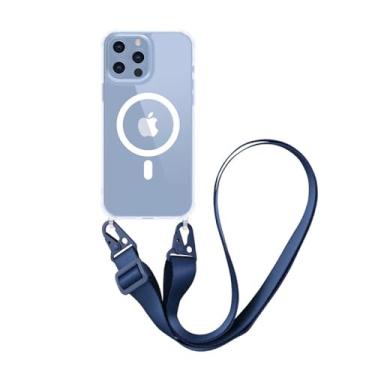 Imagem de Capa de telefone com alça crossbody para iphone 15 11 12 13 14 pro max plus cordão corda à prova de choque tpu capa, x2, para iphone 12 pro
