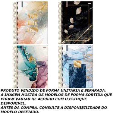 Imagem de Caderno espiral 1x1 80f marble - jandaia