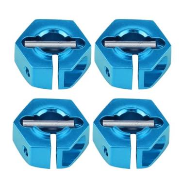 Imagem de Generic Adaptador de Cubo Hexagonal de Roda Durável de 12 Mm para Carro RC HSP Escala 1/10, Design Sem Agitação, Adequado para Carro Off-road, Liga de Alumínio, Espessura de 4 * 7 Mm (#1)