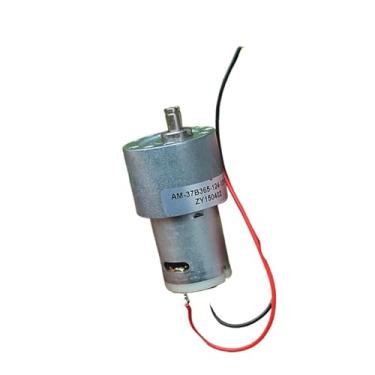 Imagem de ROUPWKWO DC 12 V 100 rpm engrenagem de metal de alto torque motor de arranque eletrônico DC redutor eletrônico escova de carbono taxa de redução do motor 1:124