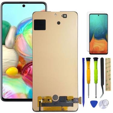 Imagem de HQB-STAR Galaxy A71 -A715F, -A715F/DS, -A715F/DSN, -A715F/DSM, -A715W, -A715X Touch Screen Digitalizador LCD Display Substituição para Samsung Galaxy A71 -A715F/DS, -A715F/DSN 6,7"