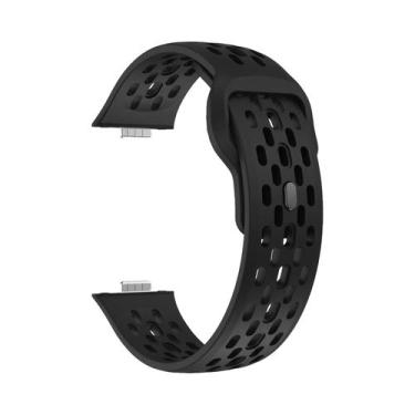 Imagem de Pulseira De Silicone Respirável Para Huawei Watch Fit 4 3 4 Pro, Pulse