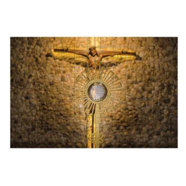 Imagem de Quebra-cabeça Decorativo Arte Sacra Santíssimo 150 peças - Coleção TEA