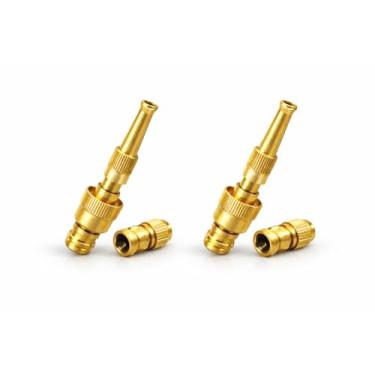 Imagem de Kit com 2 Bocais para Mangueira de Jardim com Bico de Esguicho de Alta Pressão Regulagem de Jato Ajustável, Ideal para Irrigação, Limpeza de Quintal, Jardim, Calçadas e Lavagem de Carros (2)