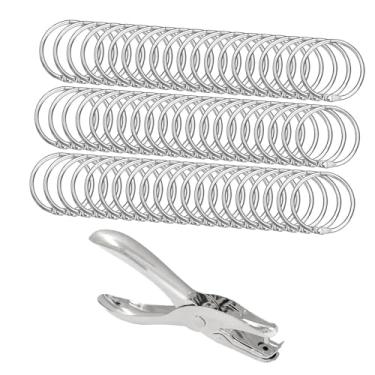 Imagem de Colaxi Alicate Perfurador Versátil e com Anéis para Pastas, Ideal para Perfurar Ingressos, Confetes e Artesanato em Papel.