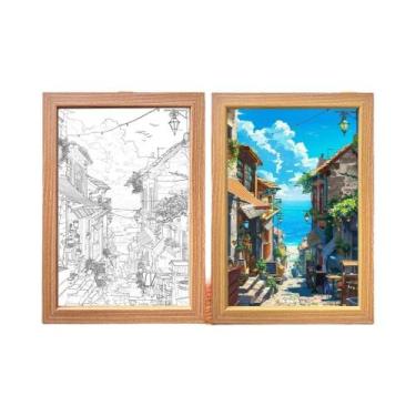 Imagem de Luminária LED Do Monte Fuji Com Moldura De Imagem, Luz De Parede Da Ci