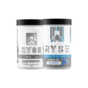 Imagem de Kit Pré Treino 393g + Creatina Monohidratada 300g Ryse Supps-Unissex